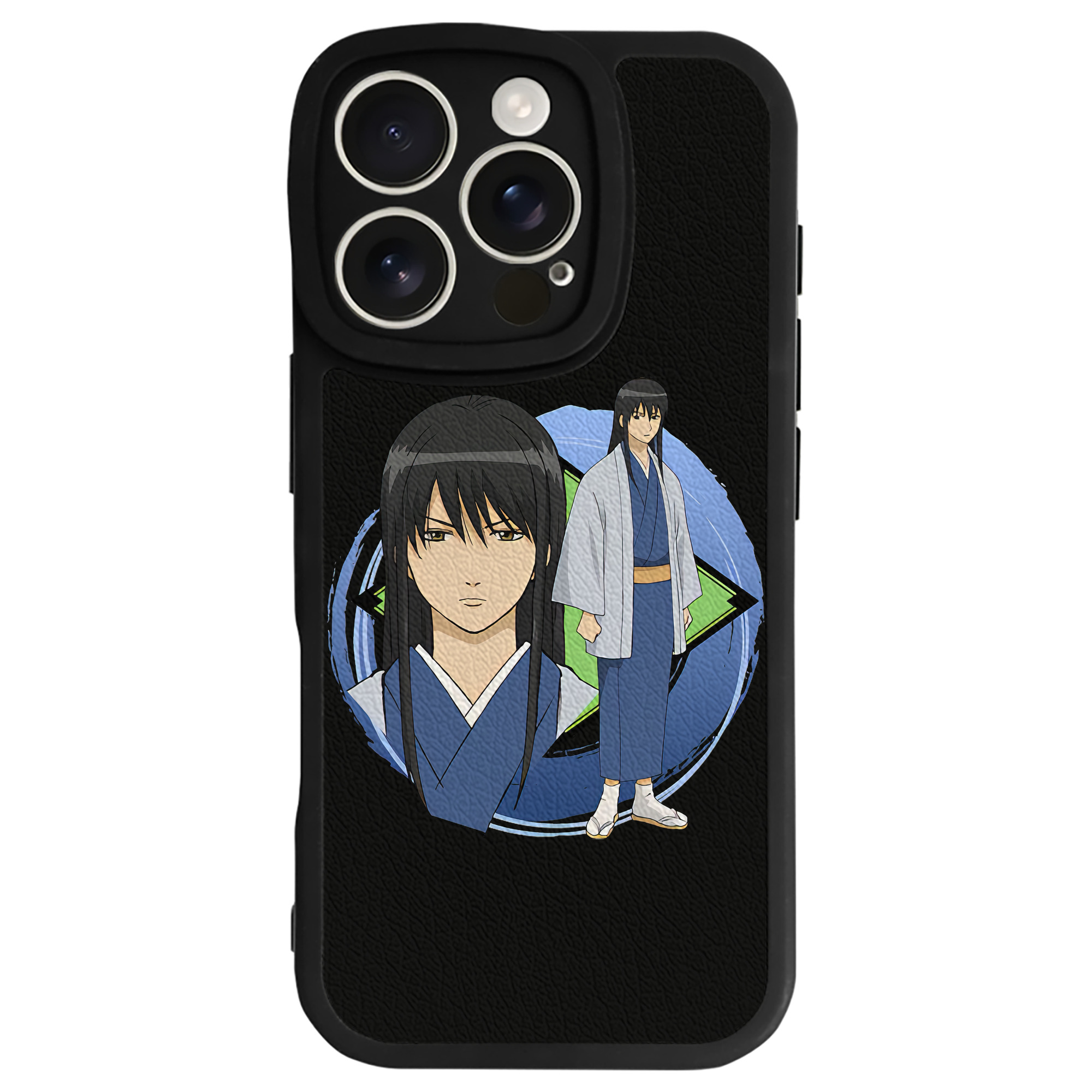 （画像用） ぎんたま 坂田銀時（さかたぎんとき） 神楽 志村新八（しむら しんぱち） GINTAMA Sakata Gintoki Kagura Shimura Shinpachi 【iPhone 16シリーズ対応】シリコンスマホケース（レザー調） 材質：シリコン